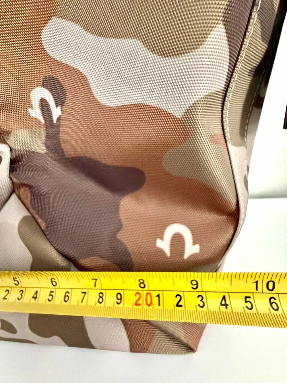 True Religion Dribble Camo Tote Bag. Y2K Utility Streetwear Granola Outdoor Gorp